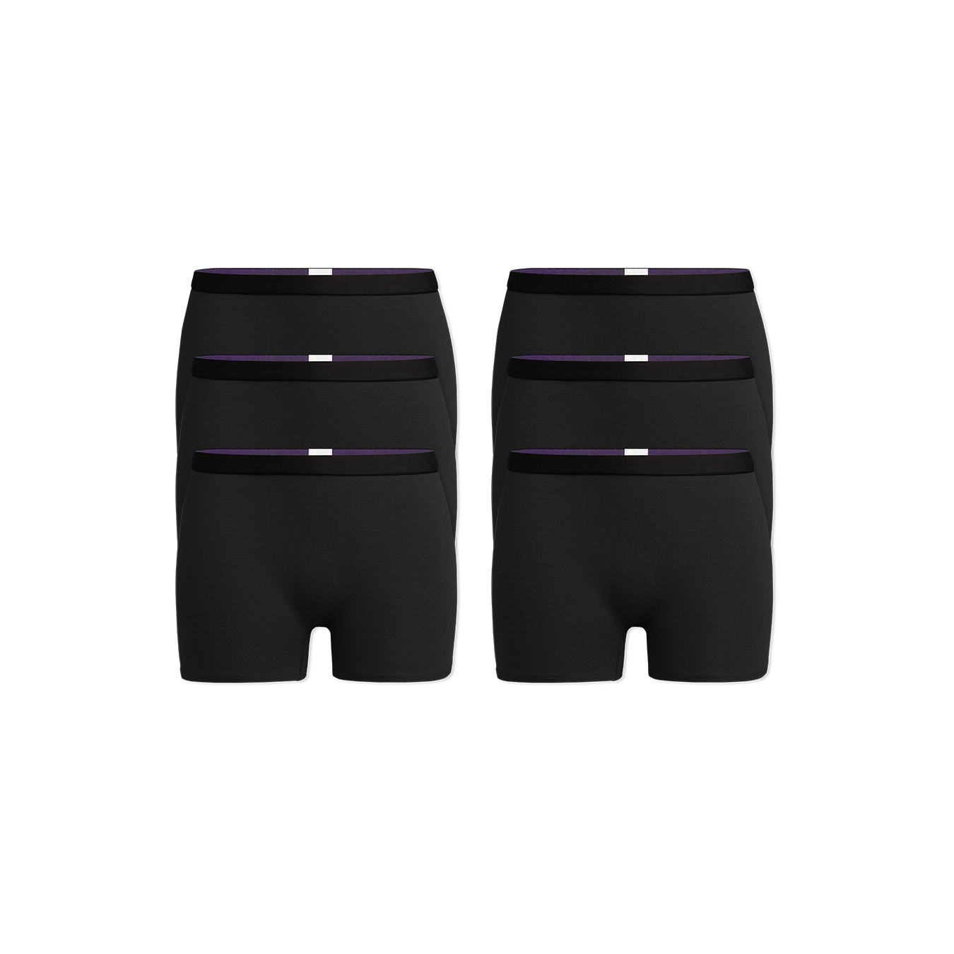 Boyshort 6-Pack | Black