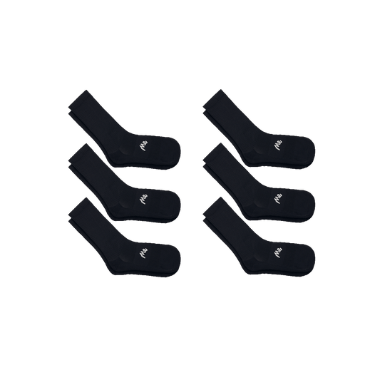 Crew Sock 6-Pack | Black