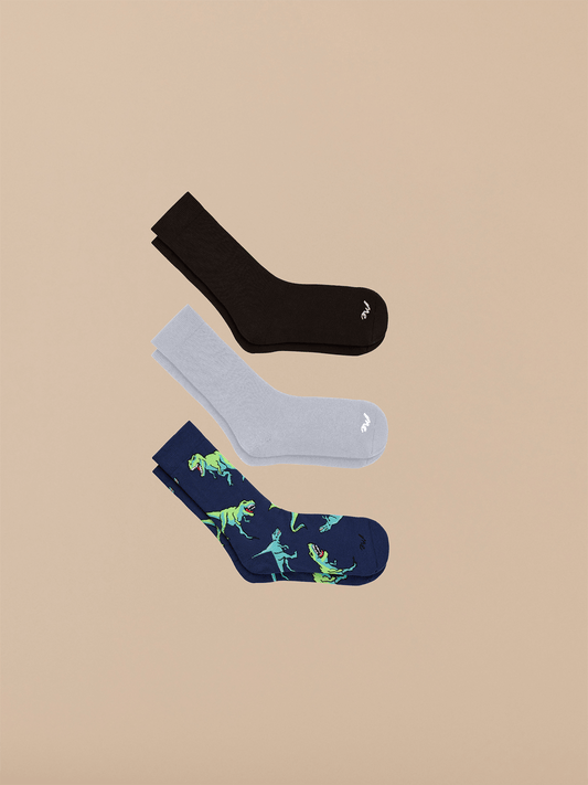 Crew Sock 3-Pack | T-Rexin Pack