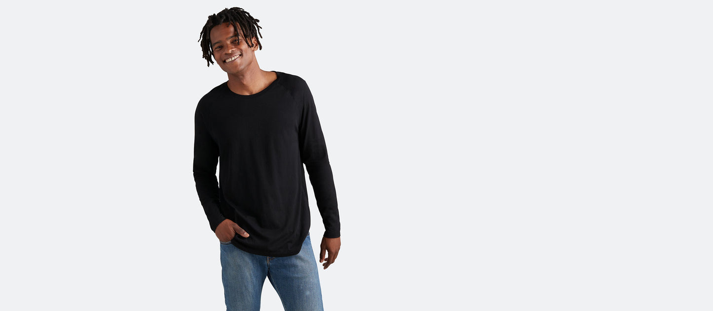 Daily Longsleeve Tee 3-Pack - Men's | Black