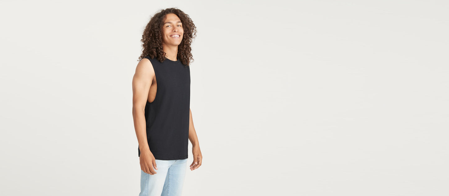 Daily Sleeveless Tee - Men's | Black