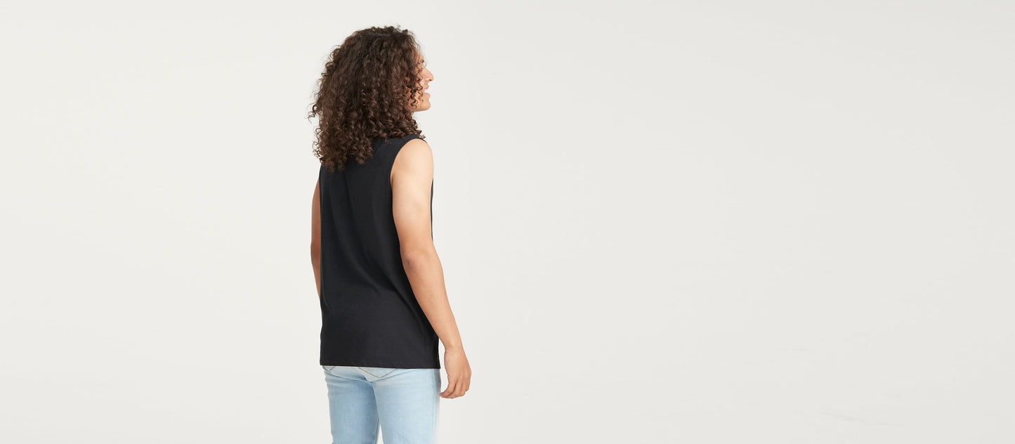 Daily Sleeveless Tee - Men's | Black