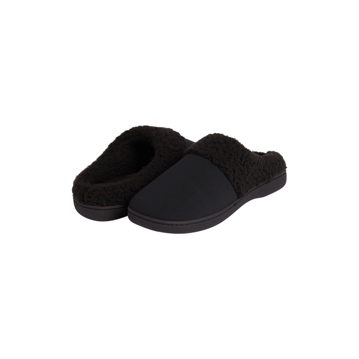 Hard Sole Slippers | Black