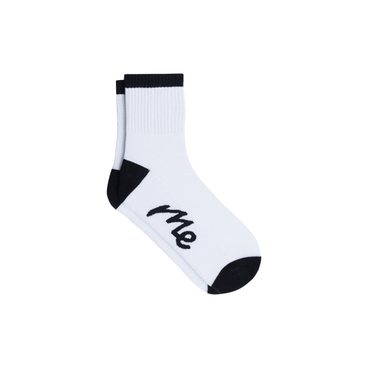 UltraModal™ Quarter Sock | White & Black