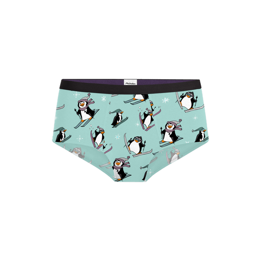 Cheeky Brief | Penguins on Skis