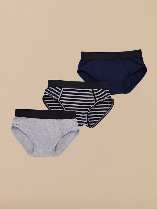 Boys Brief 3-Pack | Stripes Pack