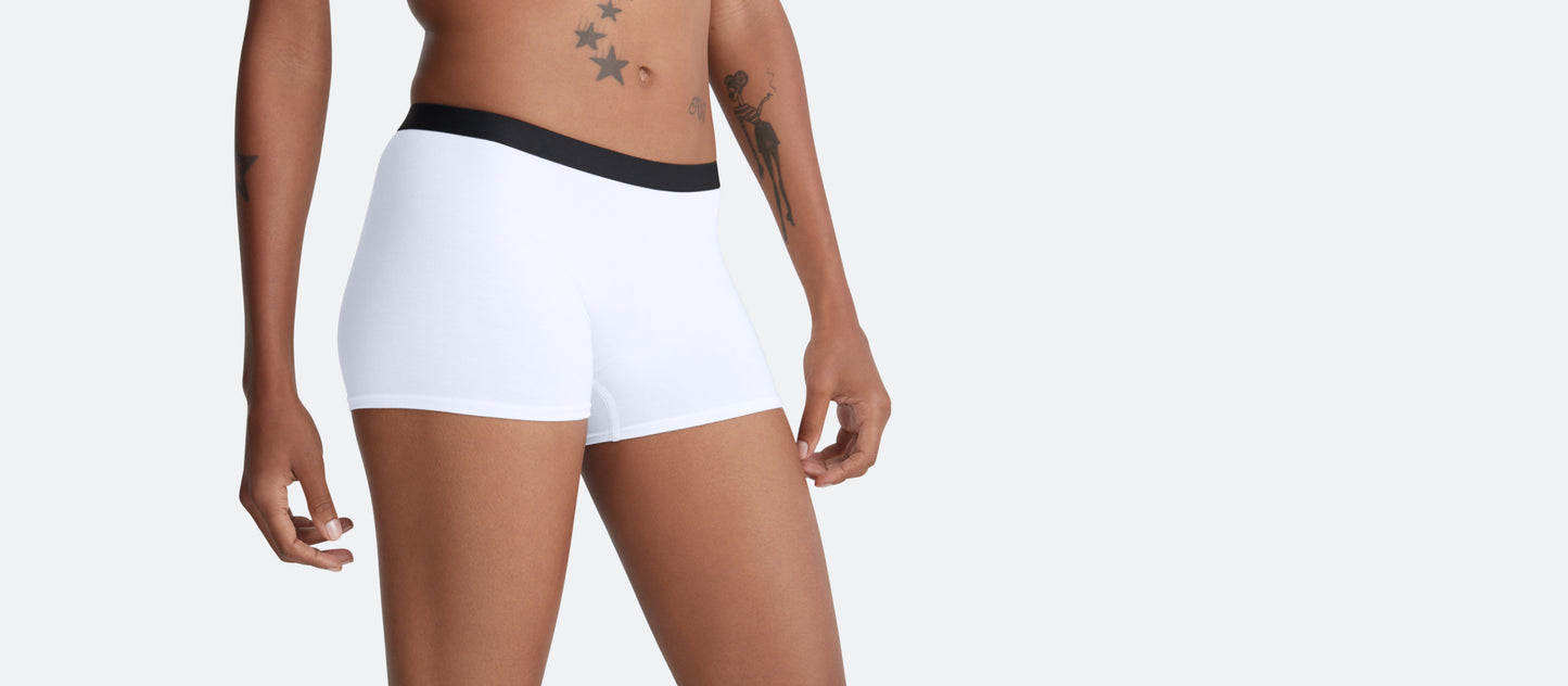 Boyshort | White