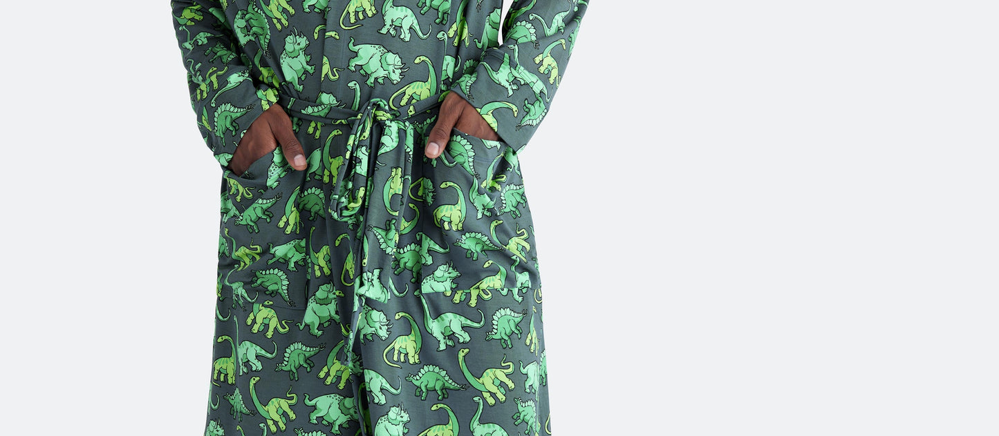 Unisex Hooded Modal Robe | Dinos