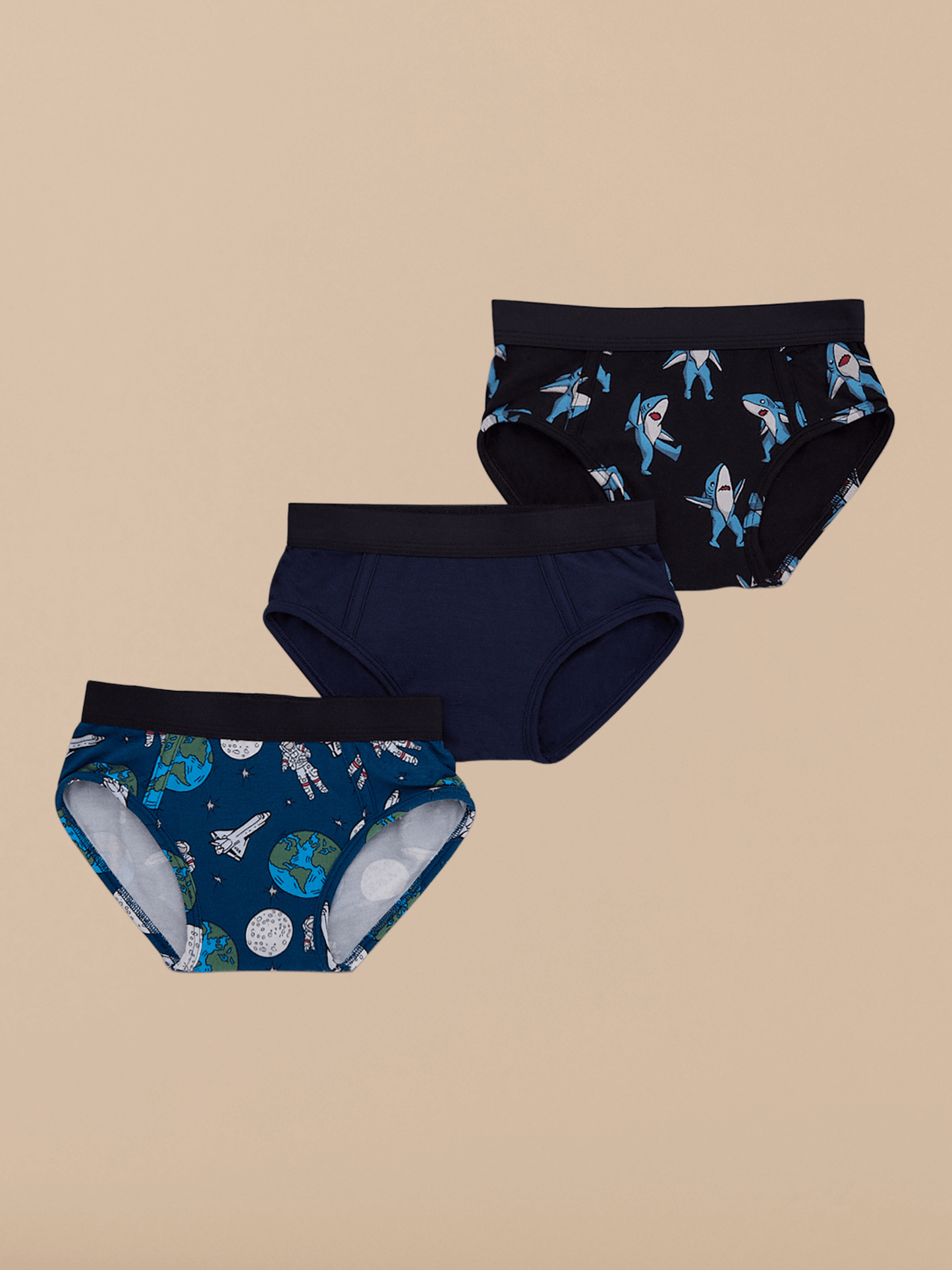 Boys Brief 3-Pack | Finn to the Moon Pack