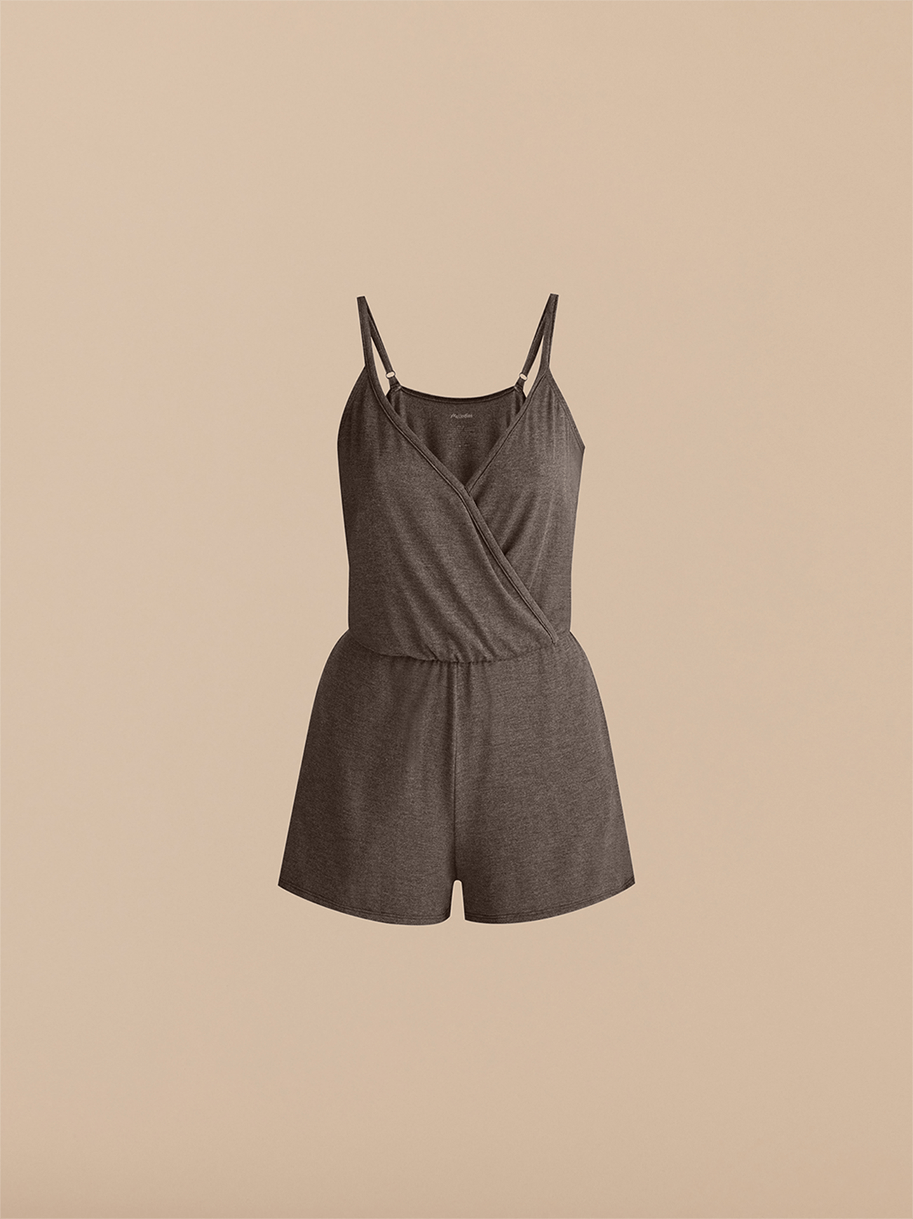 UltraModal™ V-Neck Romper | Heather Charcoal