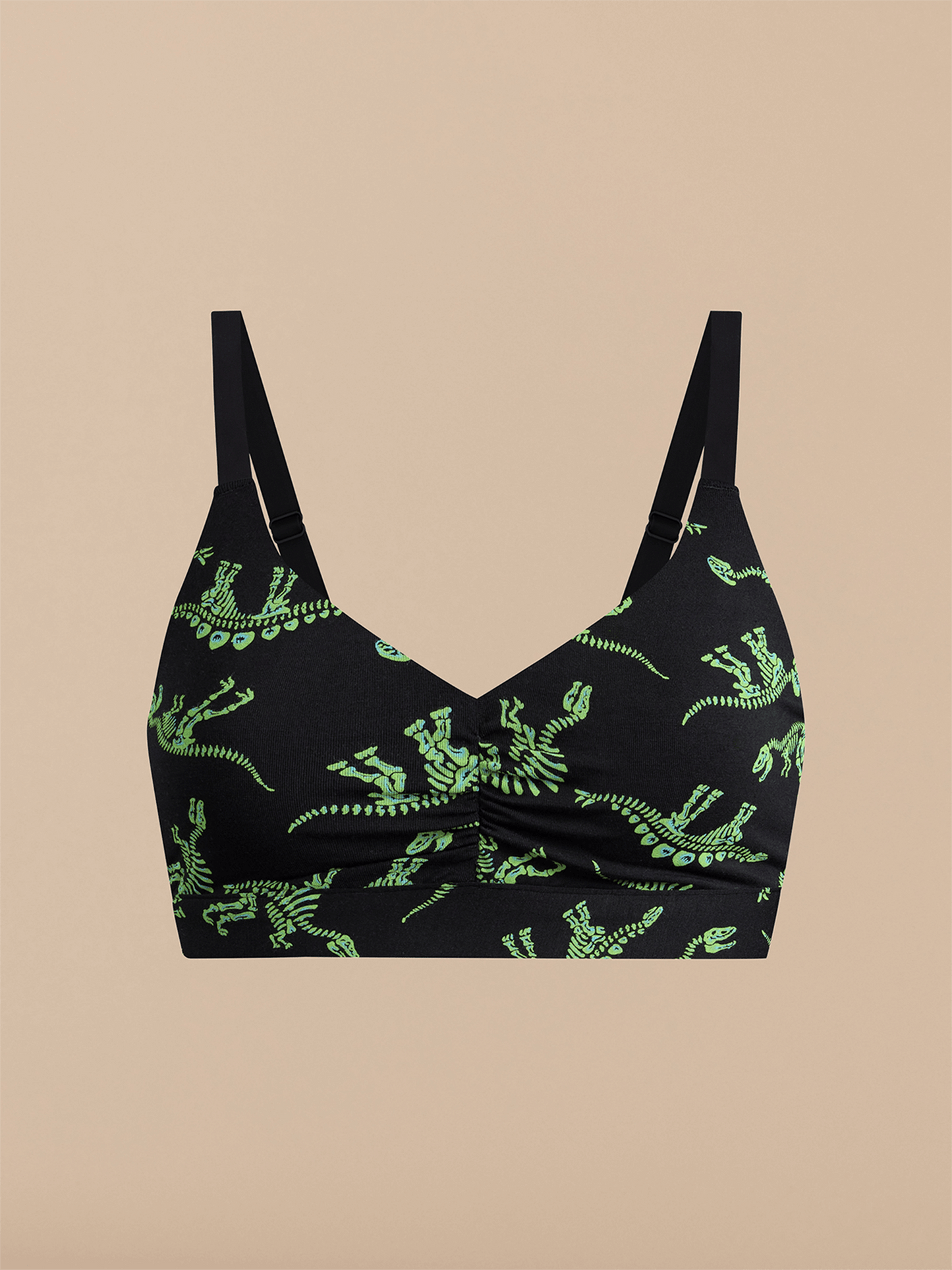 Curvy UltraModal™ FeelFree Ruched Bralette | Electric Dino