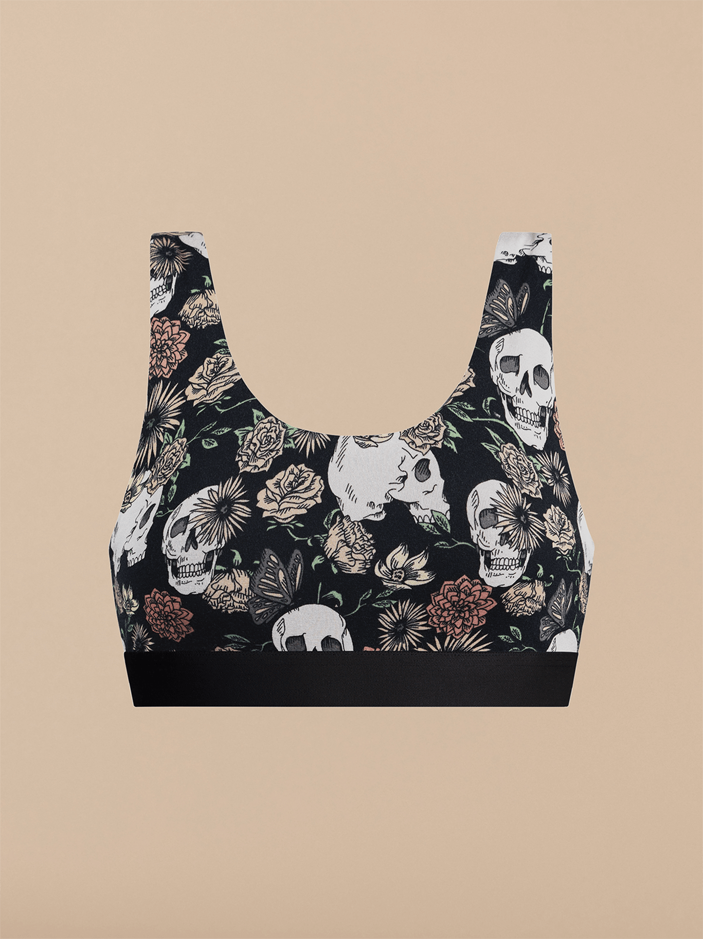 Curvy UltraModal™ Core Scoop Bralette | Dead Flowers