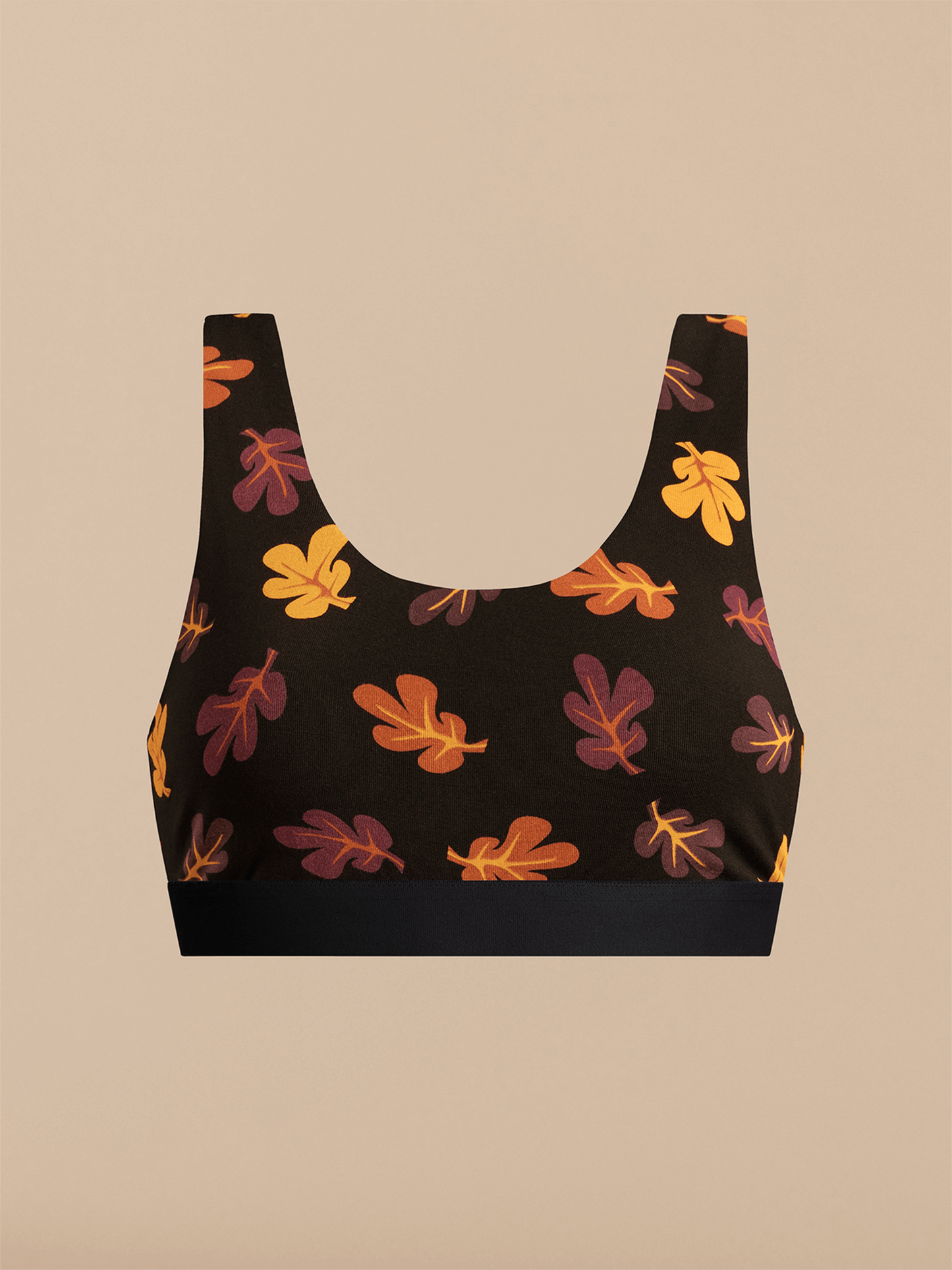 Curvy UltraModal™ Core Scoop Bralette | Fall Leaves