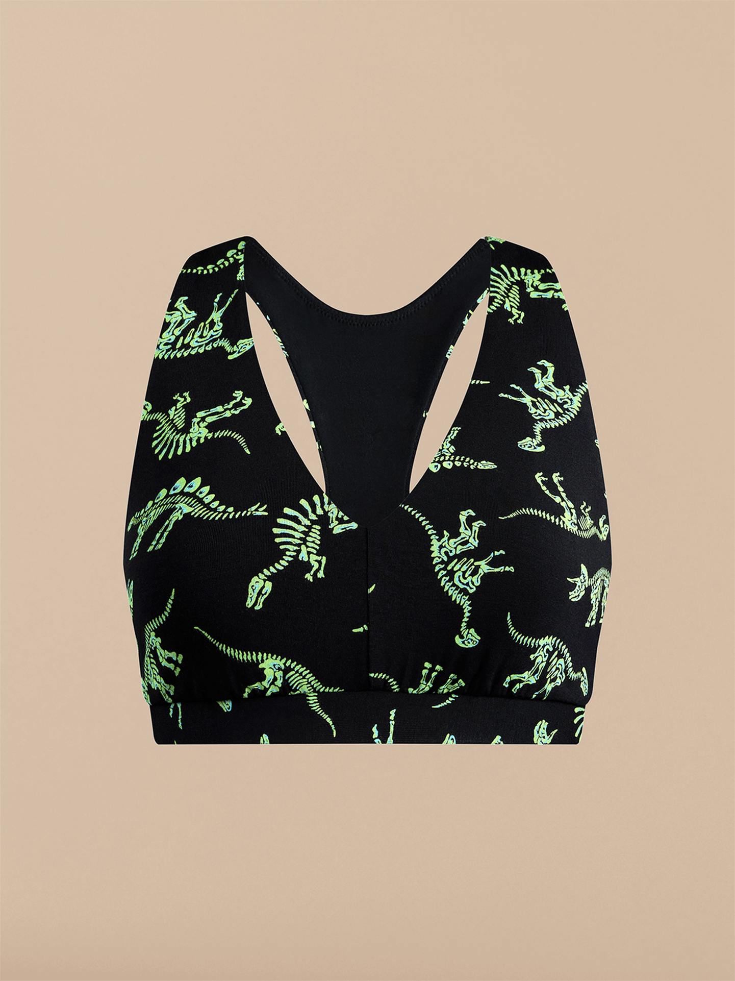 Curvy UltraModal™ FeelFree Racerback Bralette | Electric Dino