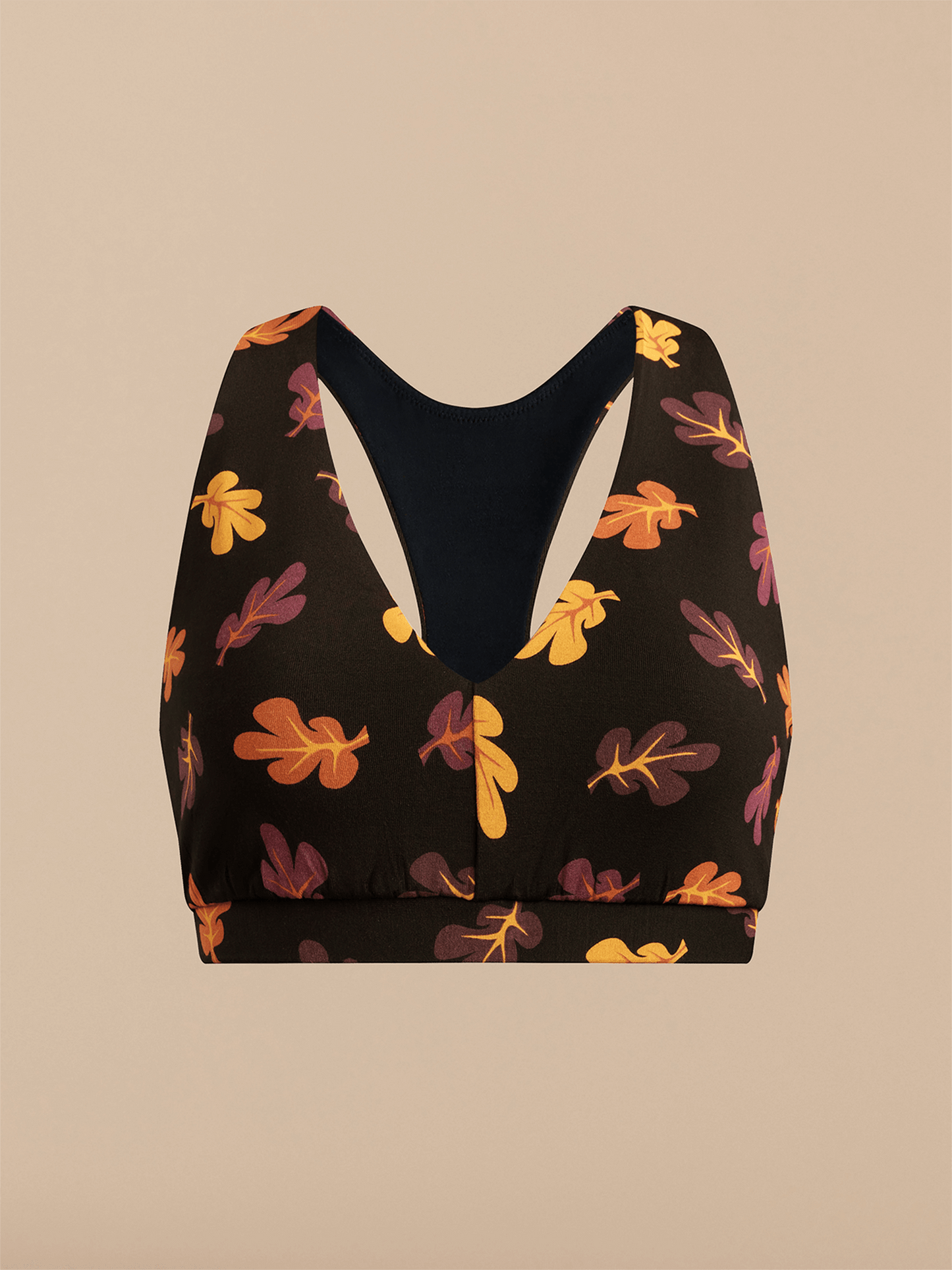 Curvy UltraModal™ FeelFree Racerback Bralette | Fall Leaves