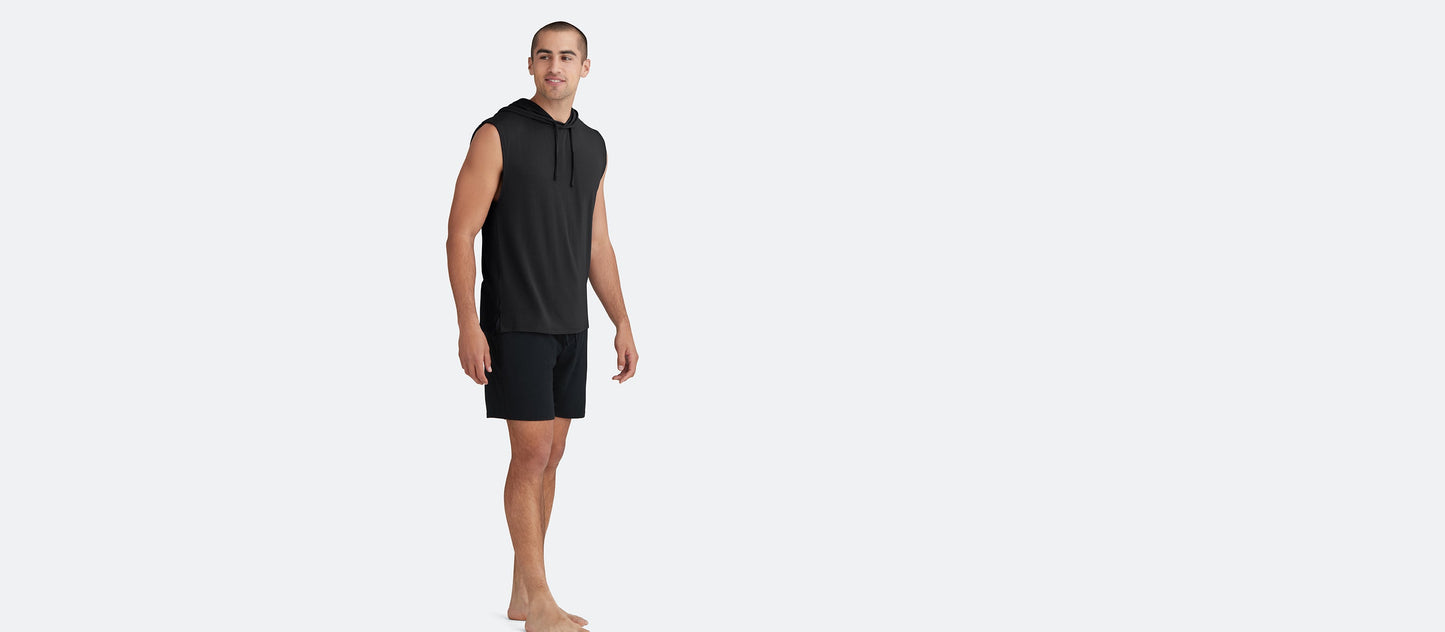 UltraModal™ Sleeveless Lounge Hoodie - Men's | Black