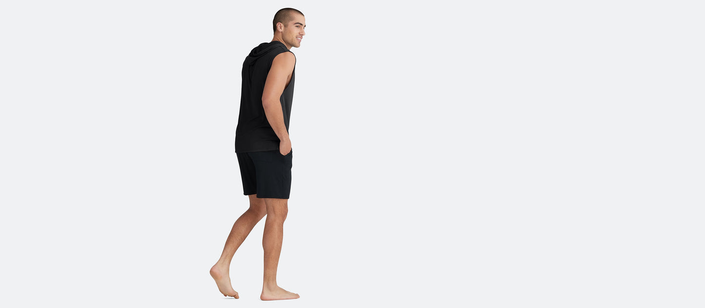 UltraModal™ Sleeveless Lounge Hoodie - Men's | Black