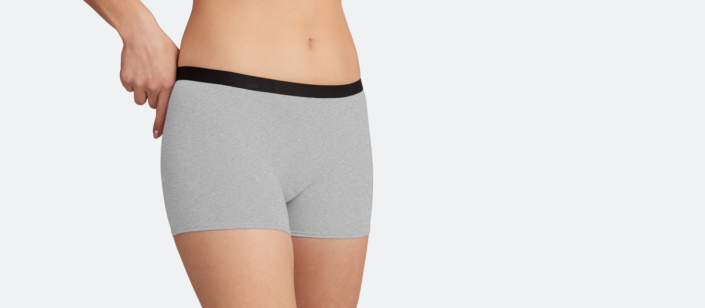 Boyshort | Heather Grey