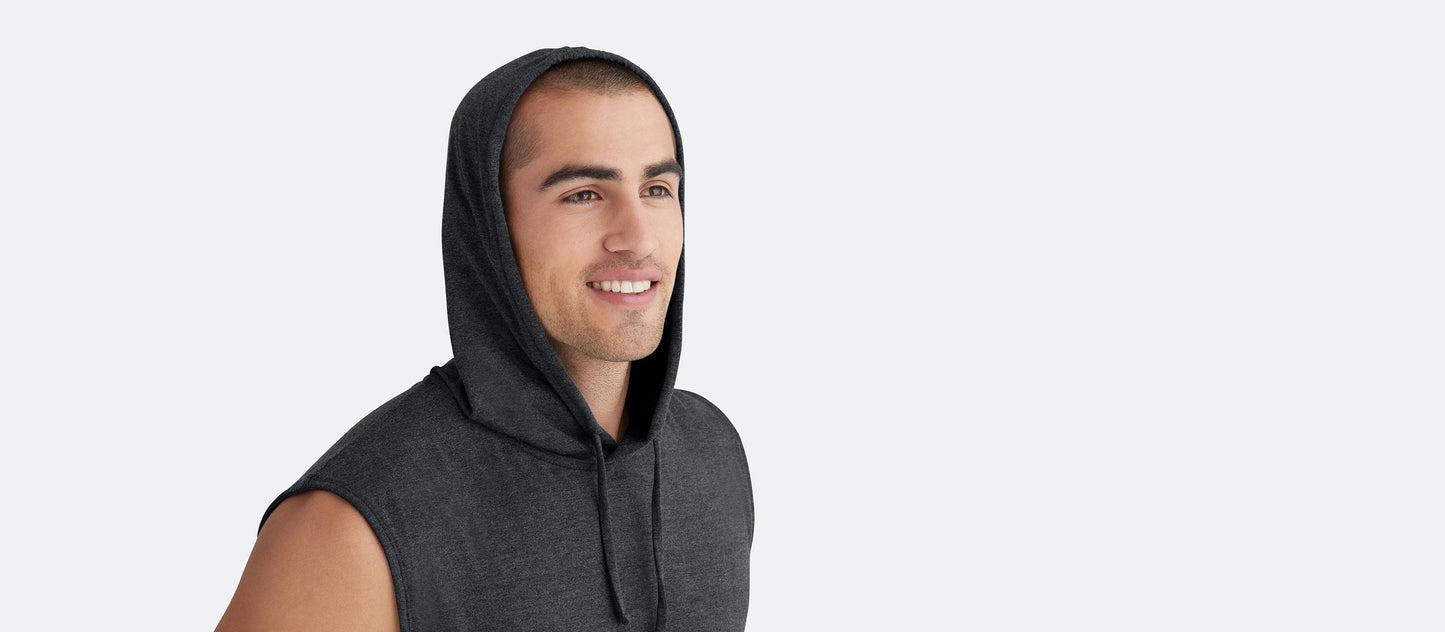 UltraModal™ Sleeveless Lounge Hoodie - Men's | Heather Charcoal