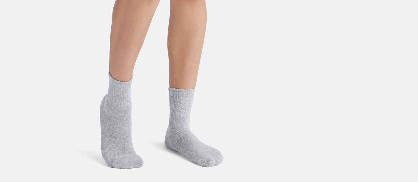 UltraModal™ Quarter Sock | Heather Grey