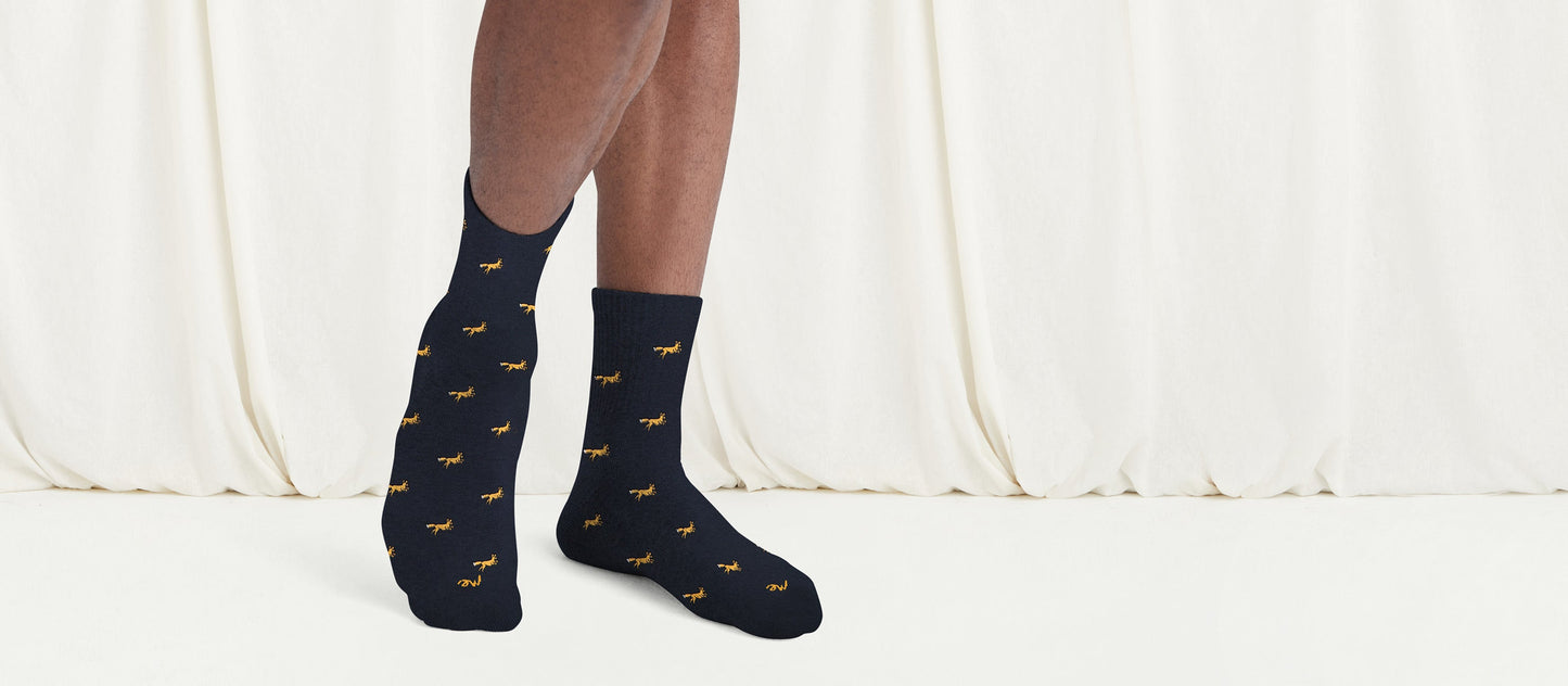 UltraModal™ Quarter Sock | Foxes