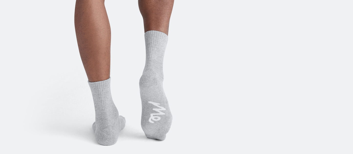 UltraModal™ Quarter Sock | Heather Grey