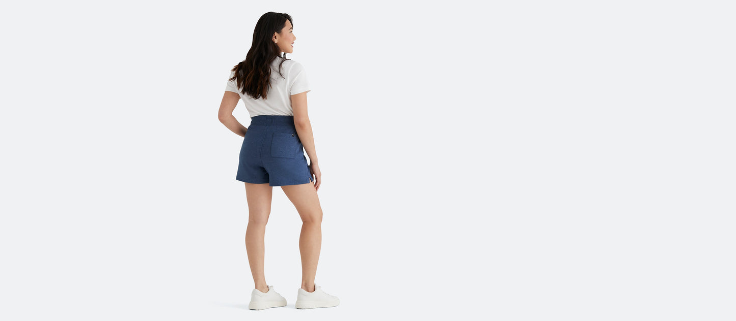 French Terry Shorts - Women's | Heather Navy