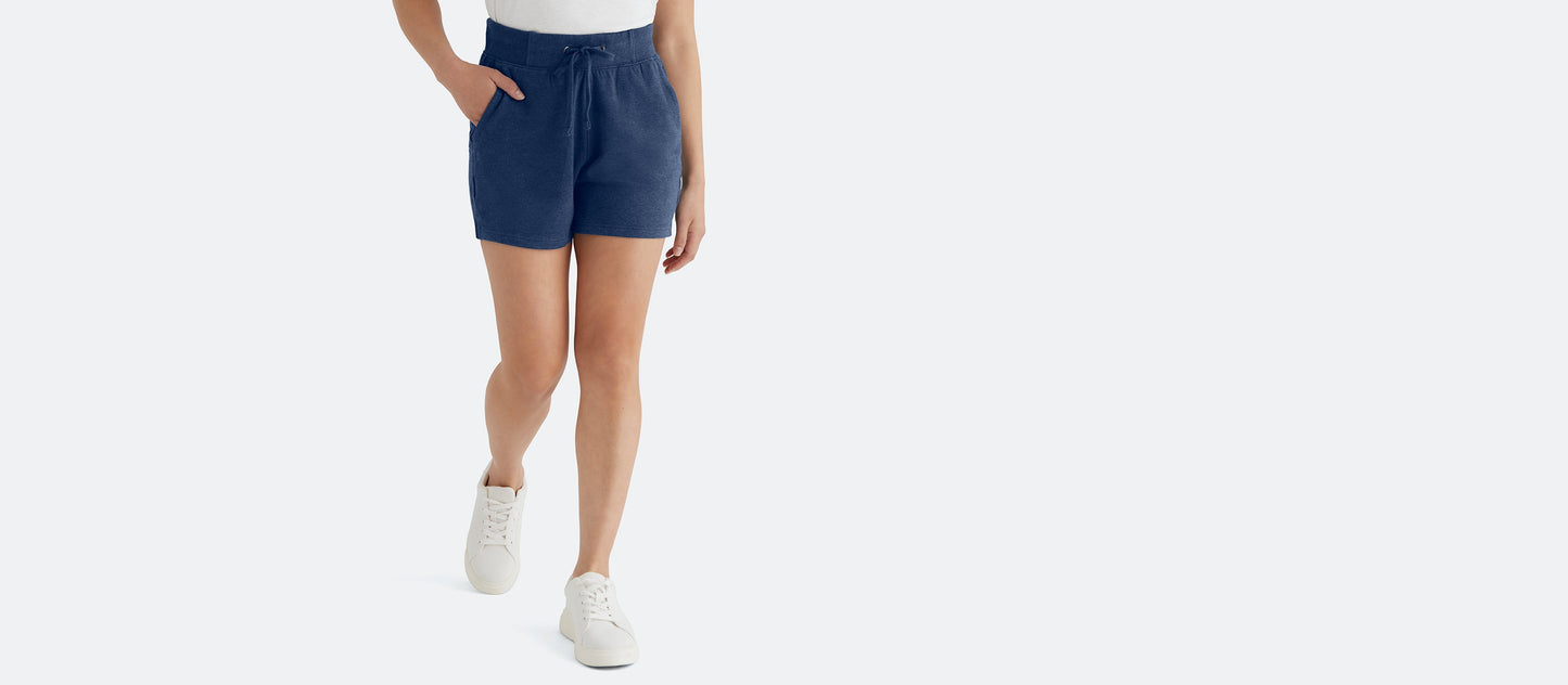 French Terry Shorts - Women's | Heather Navy