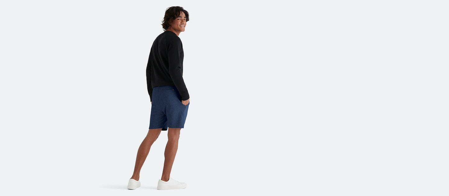 French Terry Shorts - Men's | Heather Navy