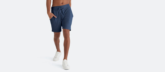 French Terry Shorts - Men's | Heather Navy