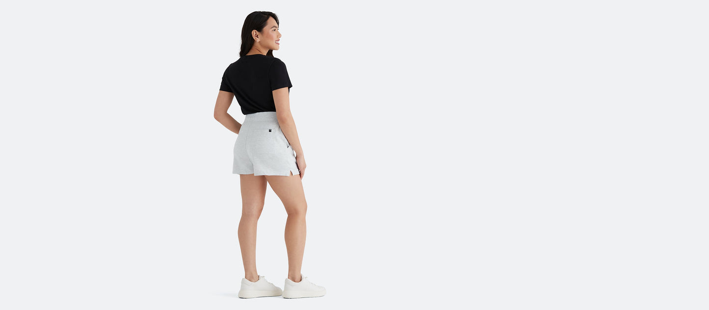 French Terry Shorts - Women's | Light Heather Grey