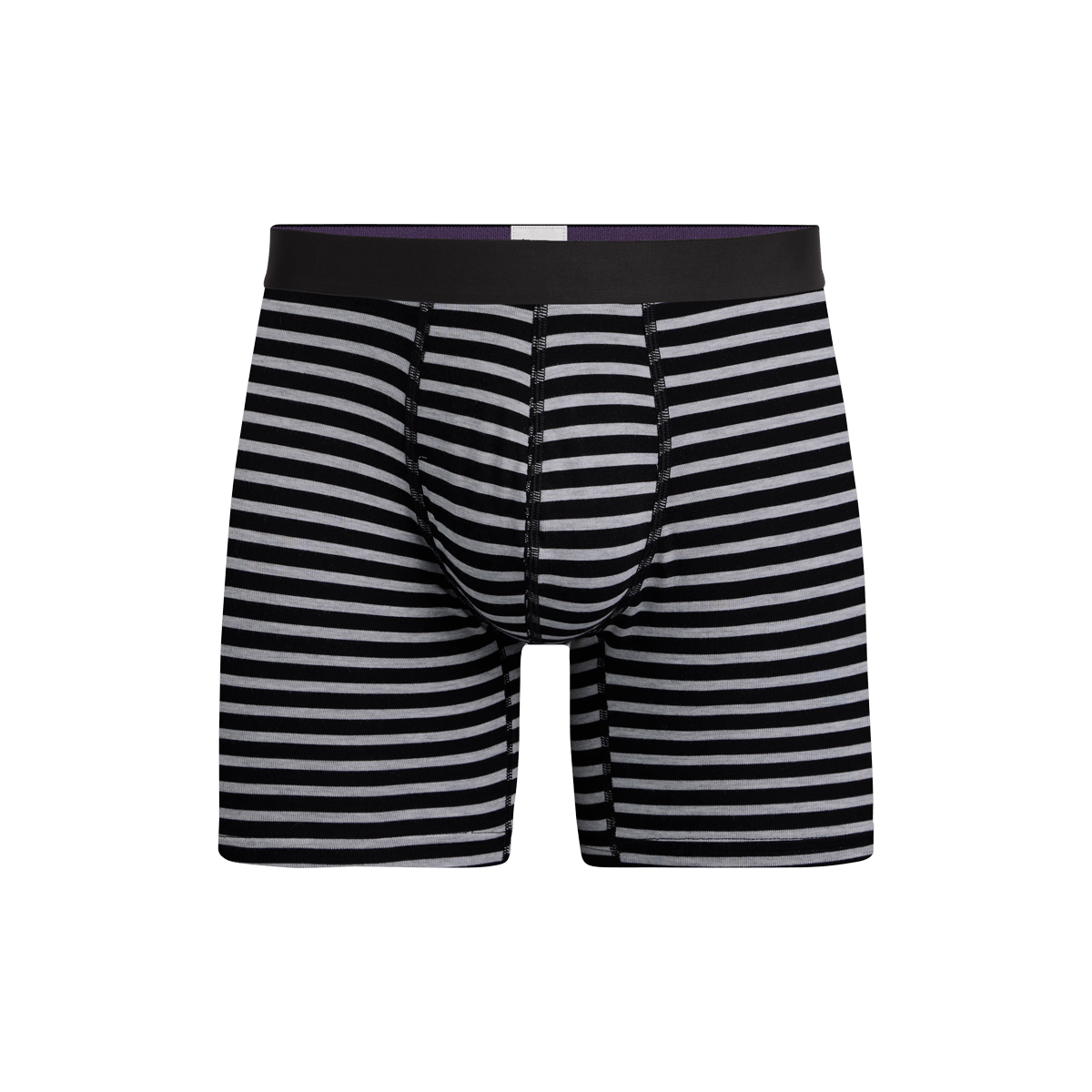 Boxer Brief | Heather Grey Stripes