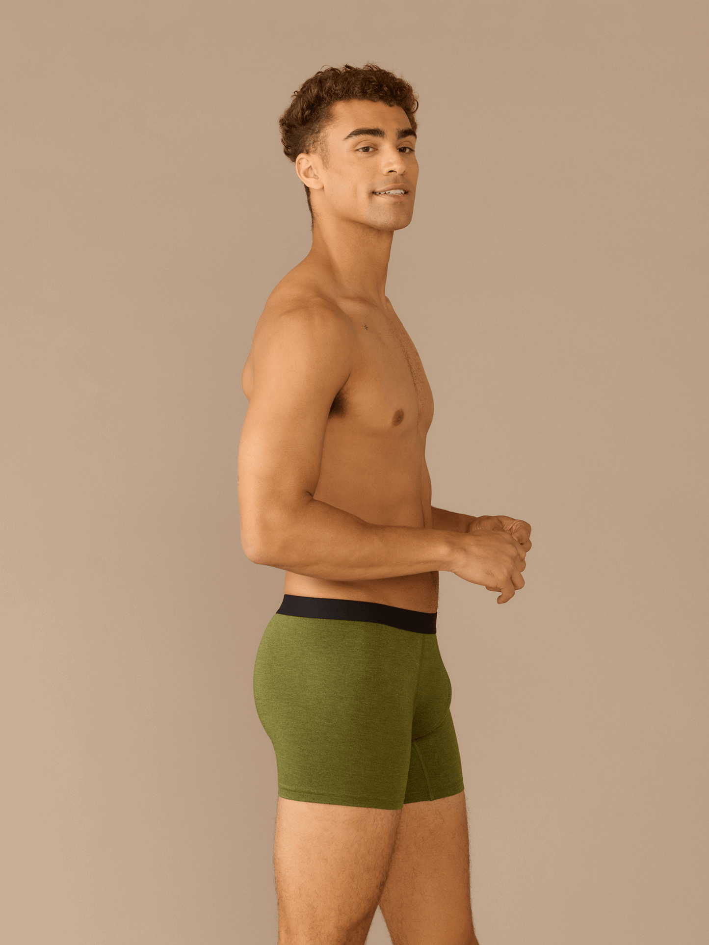 Boxer Brief | Heather Olive