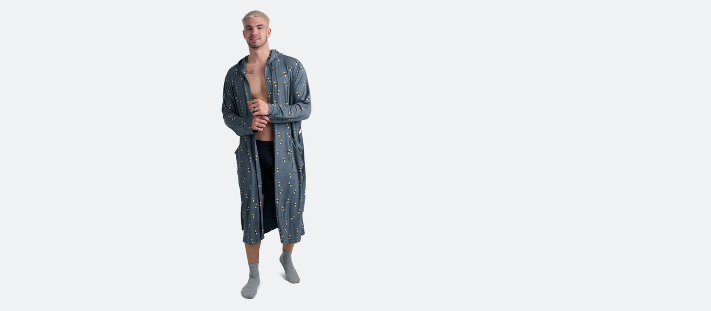 Unisex Hooded Modal Robe | Let It Bee