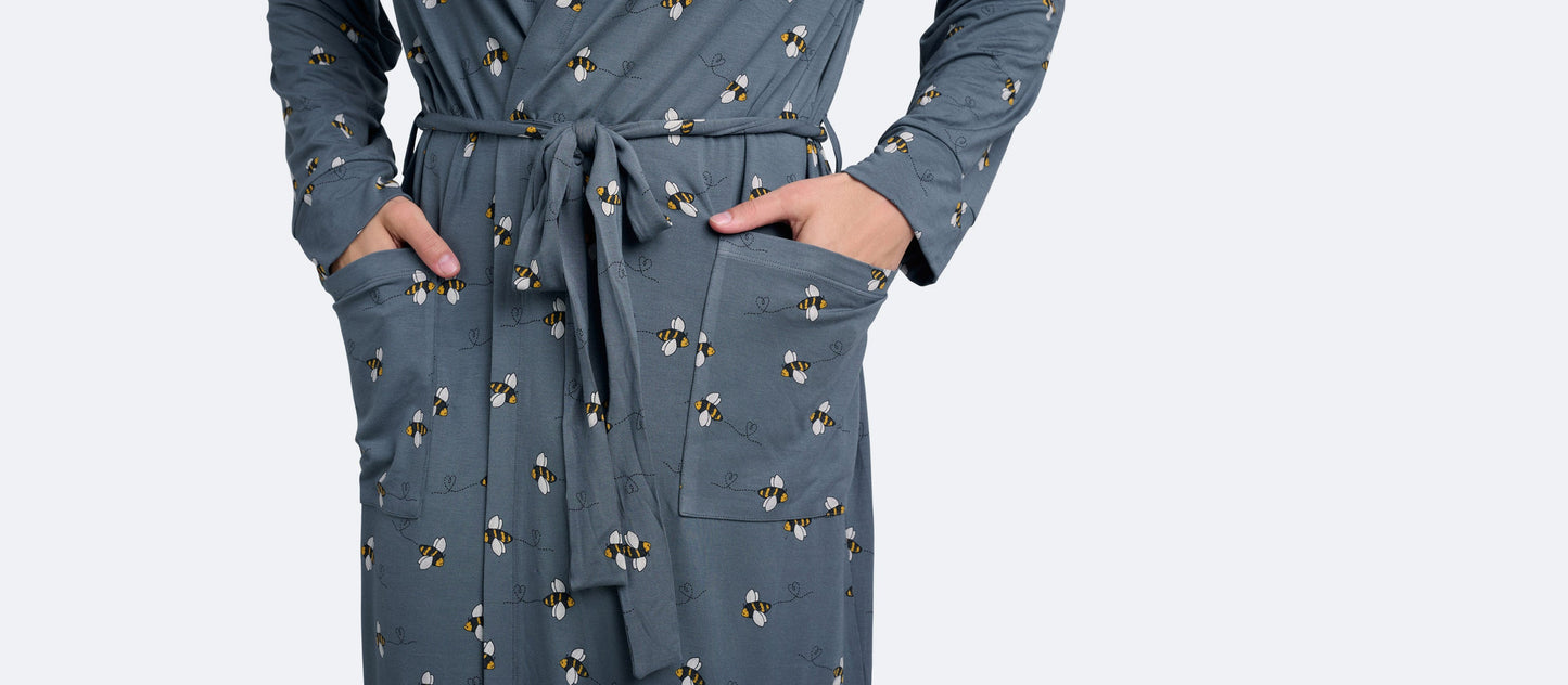 Unisex Hooded Modal Robe | Let It Bee