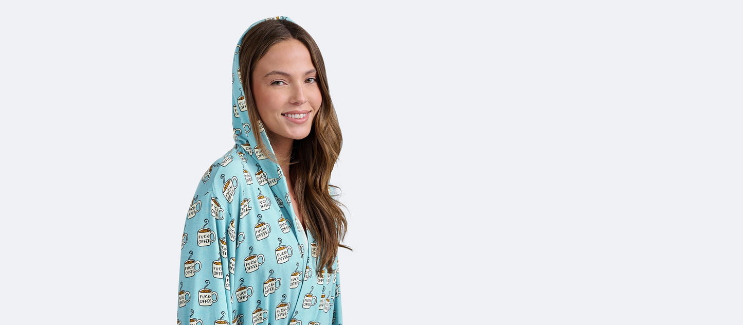 Unisex Hooded Modal Robe | F-Offee