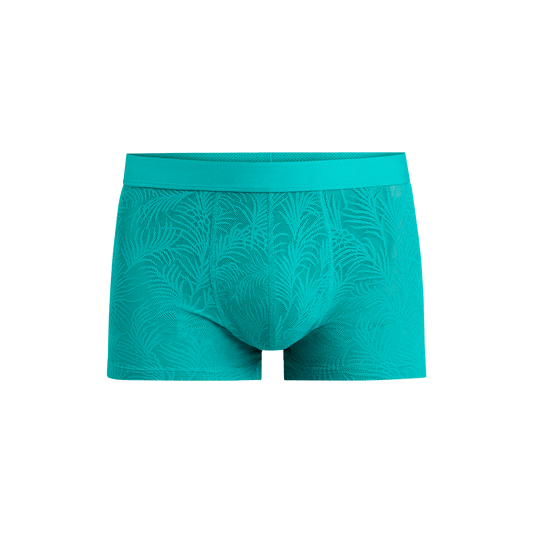 All Over Lace Trunk | Peacock Teal