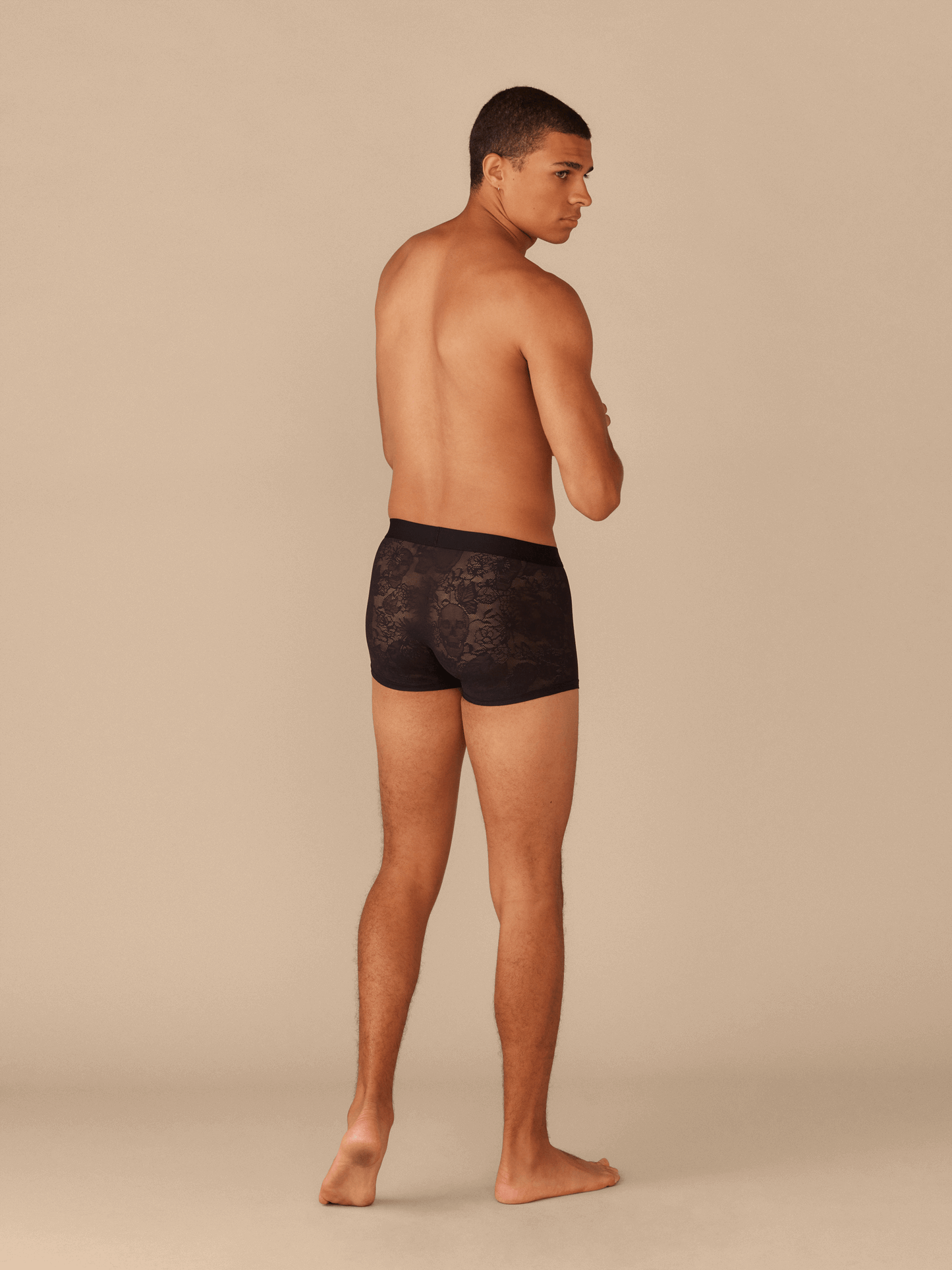 All Over Lace Trunk | Black Dead Flowers