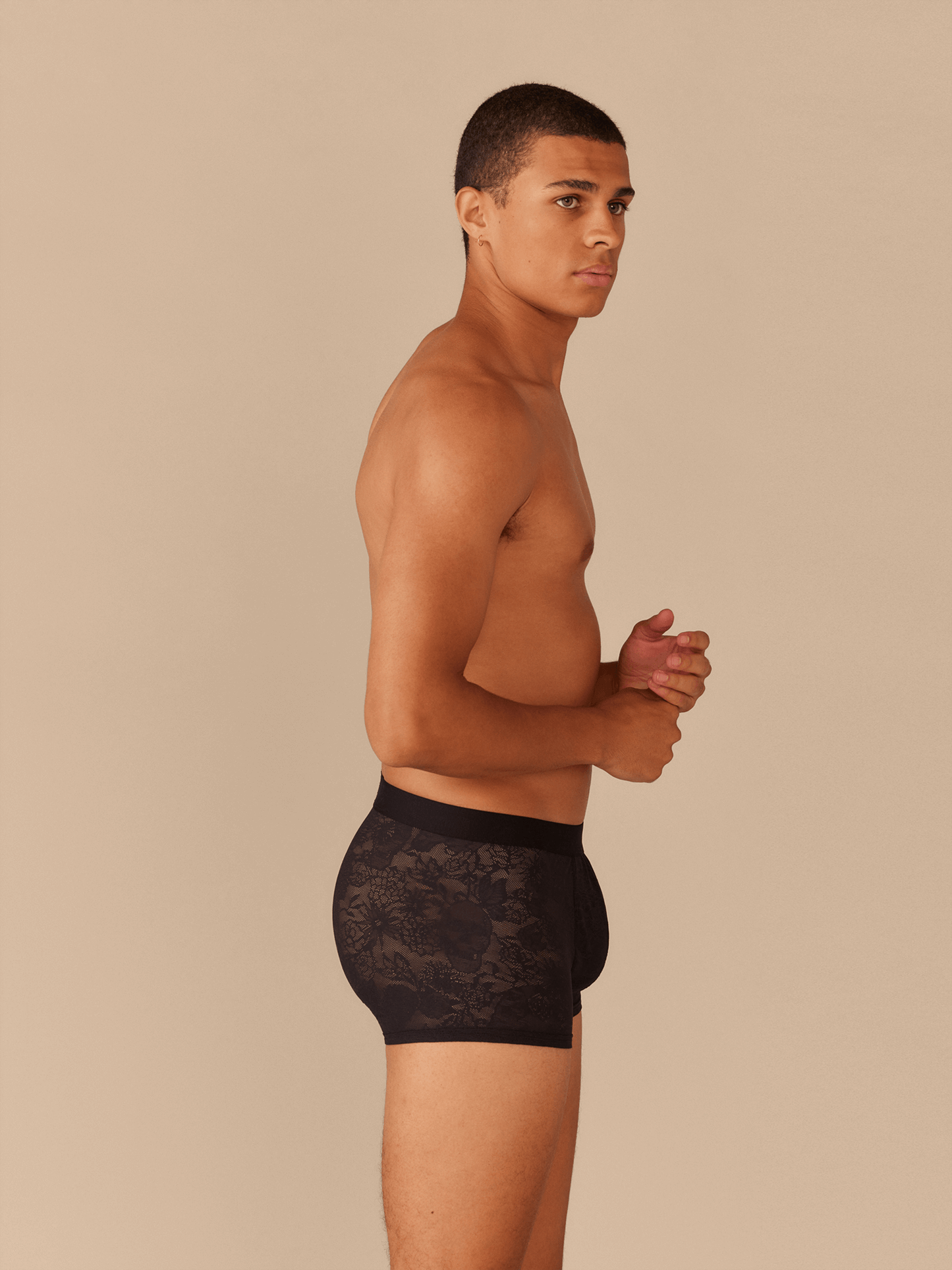 All Over Lace Trunk | Black Dead Flowers