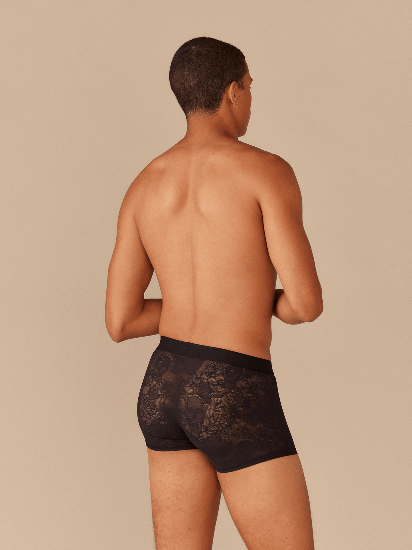 All Over Lace Trunk | Black Dead Flowers