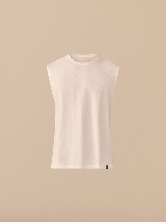 Daily Sleeveless Tee - Men's | White