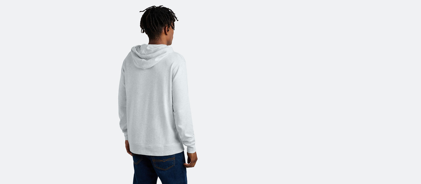 French Terry Pullover Hoodie - Men's | Light Heather Grey