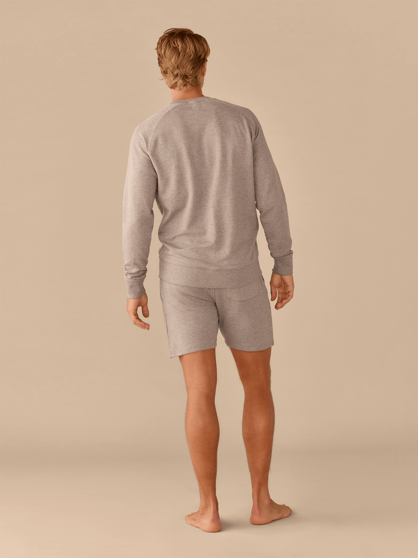 French Terry Crew Sweatshirt - Men's | Heather Grey