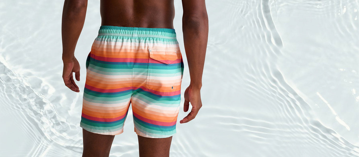 6” Active Swim Trunk | Pool Stripes