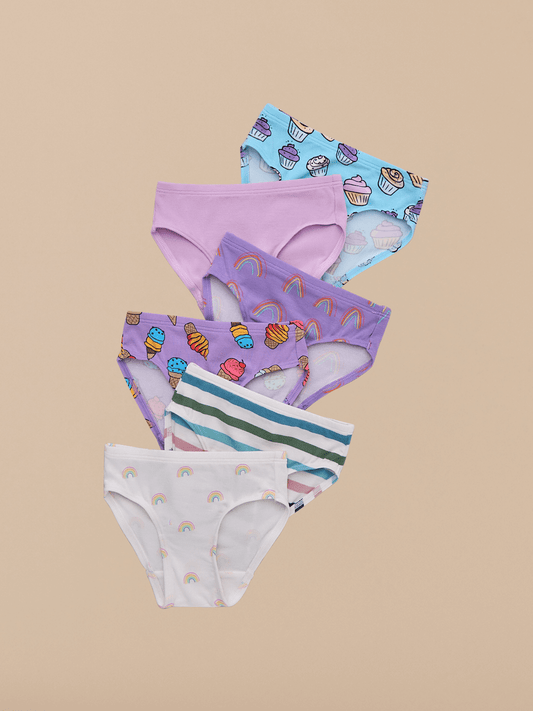 Girls Bikini Brief 6-Pack | Party Pack