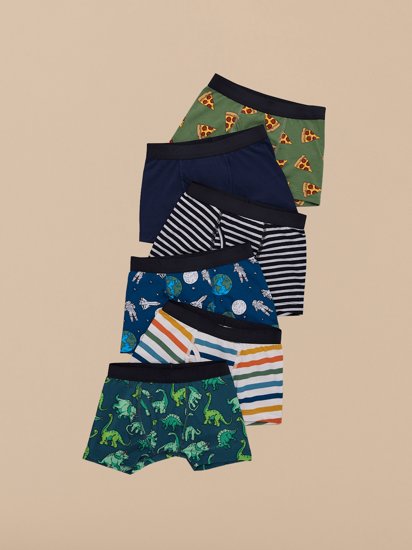 Boys Boxer Brief 6-Pack | Party Stripes Pack