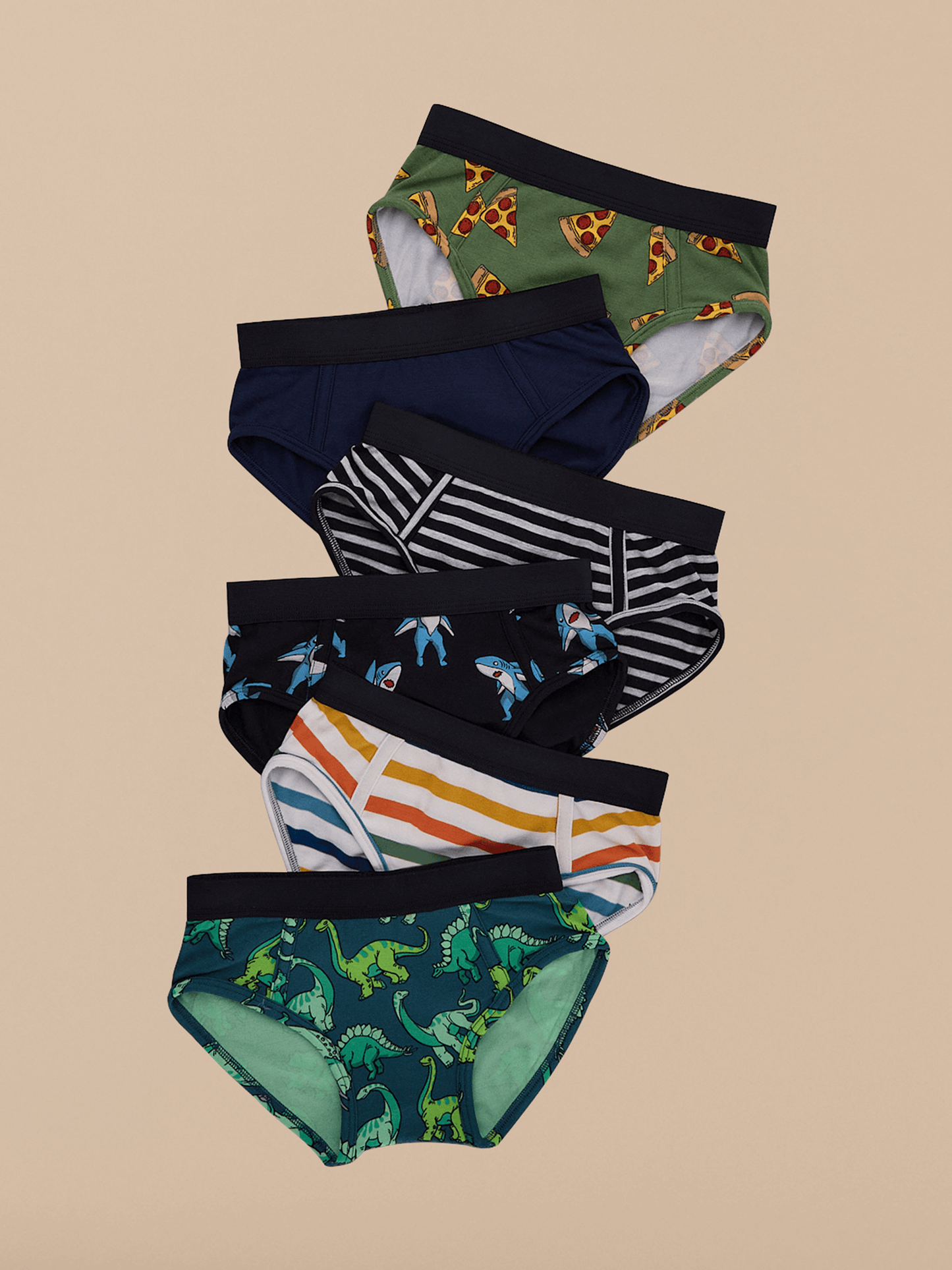 Boys Brief 6-Pack | Party Stripes Pack