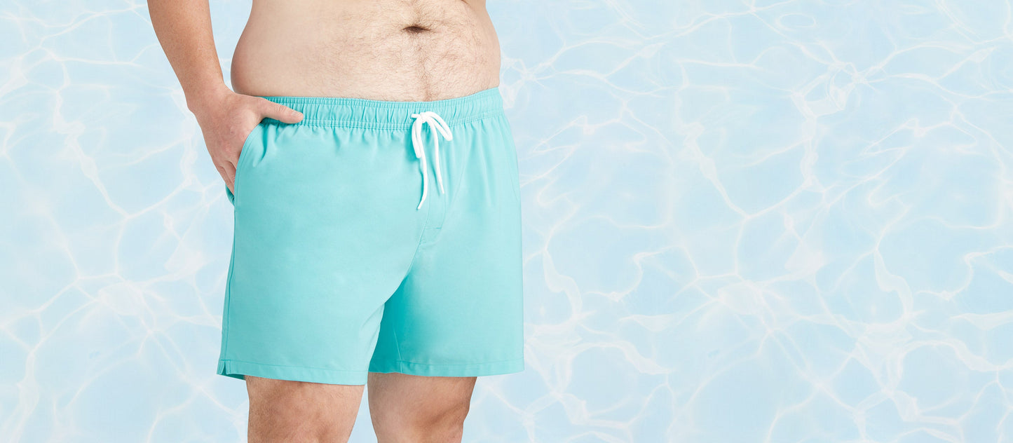 6" Swim Trunk  | Scuba Blue