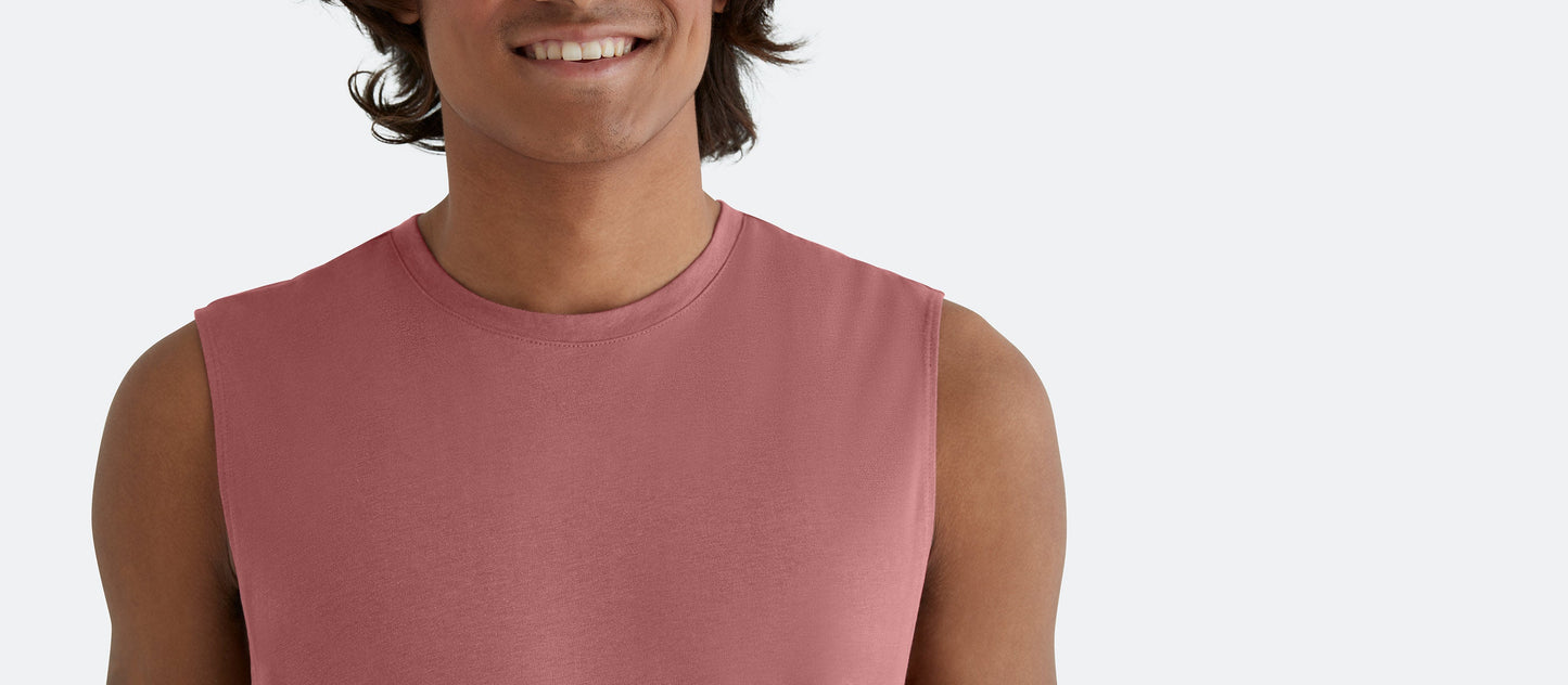 Daily Sleeveless Tee - Men's | Shaded Rose