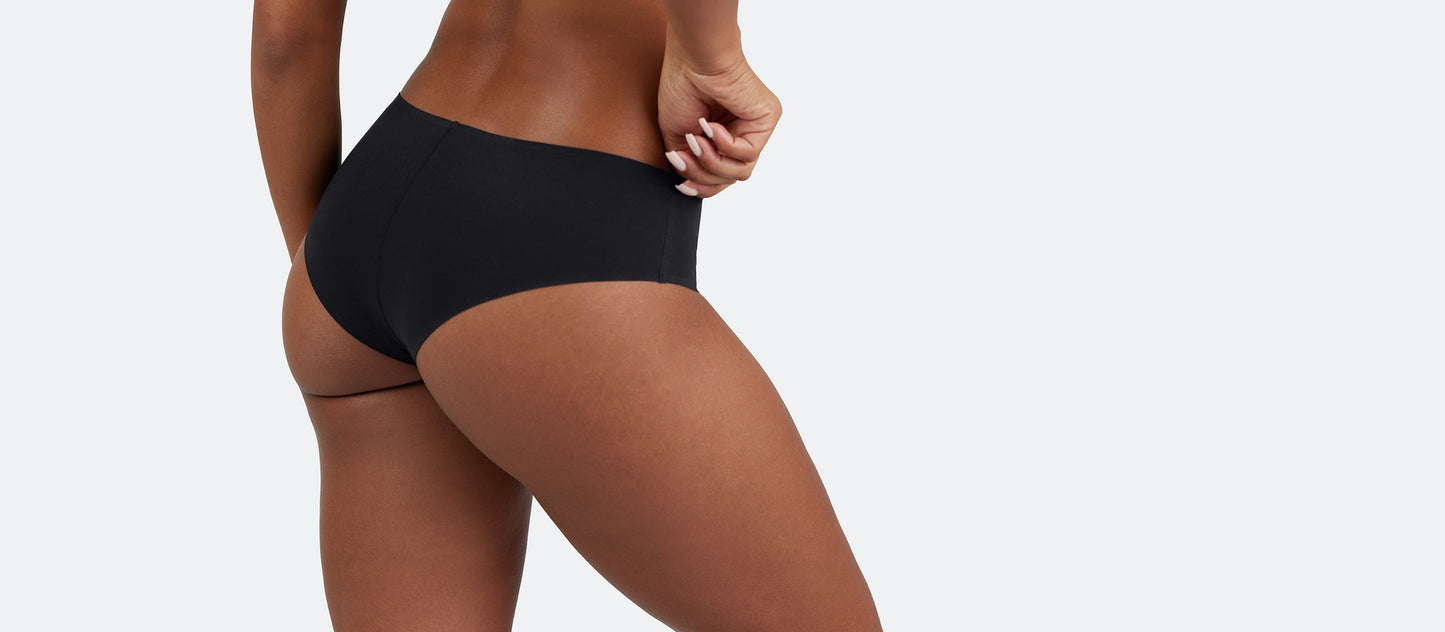 DreamSeam Tanga 3-Pack | Black